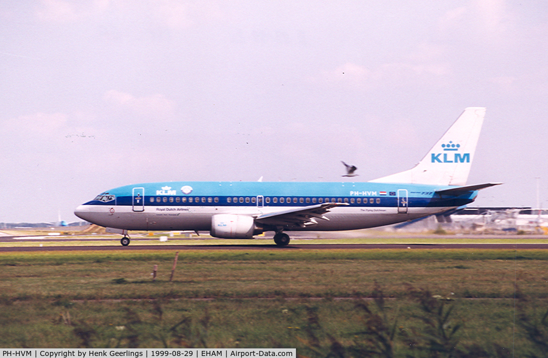 PH-HVM, 1989 Boeing 737-3K2 C/N 24326, KLM , owner Transavia