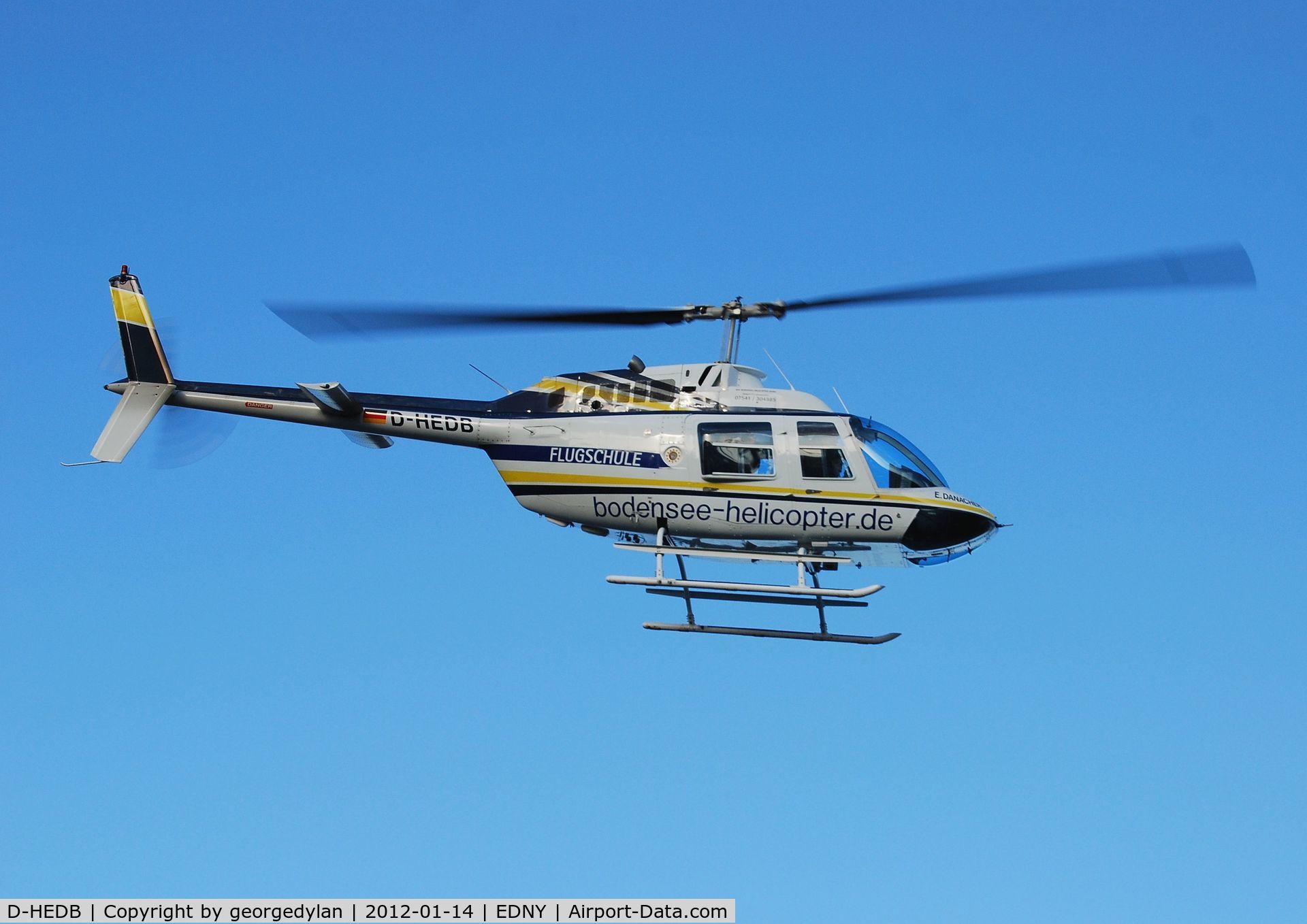 D-HEDB, Bell 206B JetRanger III C/N 4197, new addition to airport-data.com.