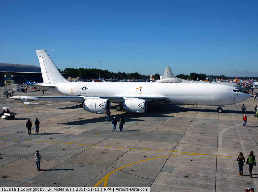 163918, 1988 Boeing E-6B Mercury C/N 23891, A/C assigned to VQ-4, on display at NAS Pensacola, FL.,