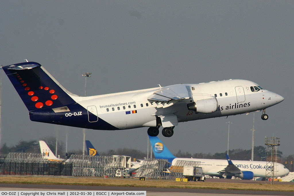 OO-DJZ, 1997 British Aerospace Avro 146-RJ85 C/N E.2305, Brussels Airlines