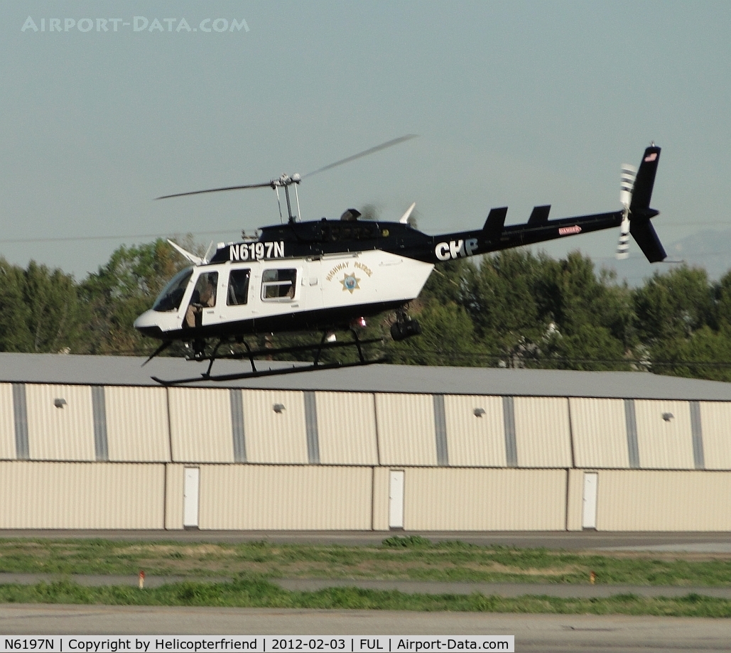 N6197N, 1993 Bell 206L-4 LongRanger IV LongRanger C/N 52014, Westbound for patrol from runway 24