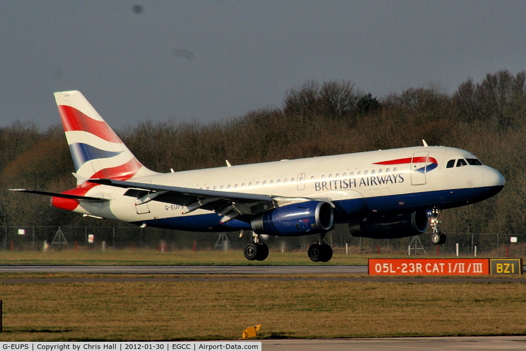 G-EUPS, 2000 Airbus A319-131 C/N 1338, British Airways