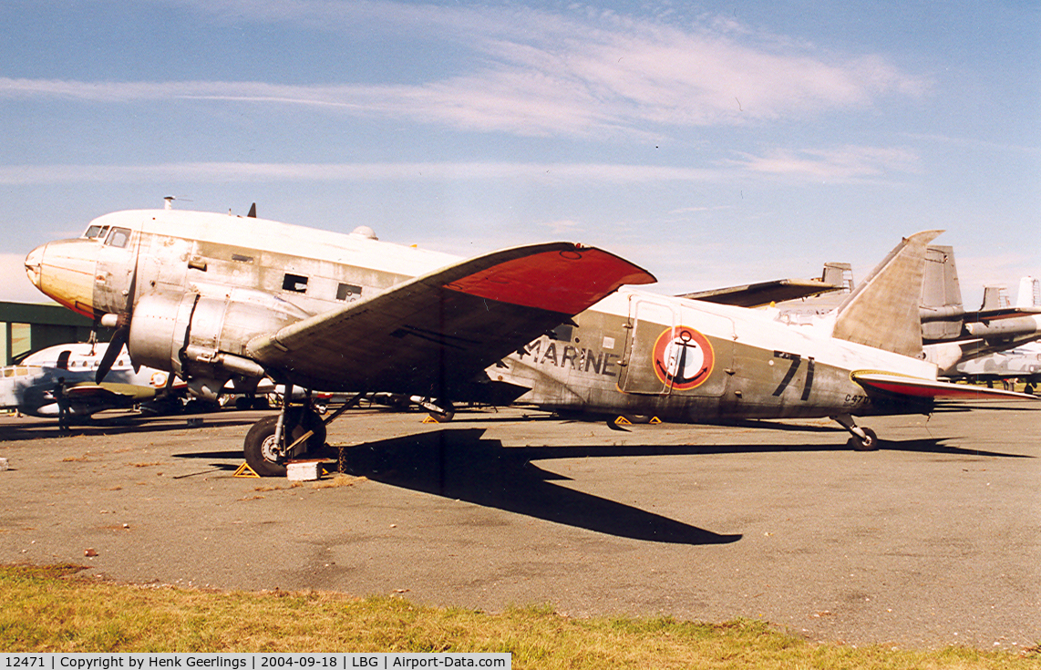 12471, 1943 Douglas C-47A Skytrain (Dakota III) C/N 12471, Musee de L Air - Dugny - Le Bourget  Aeronavale 71