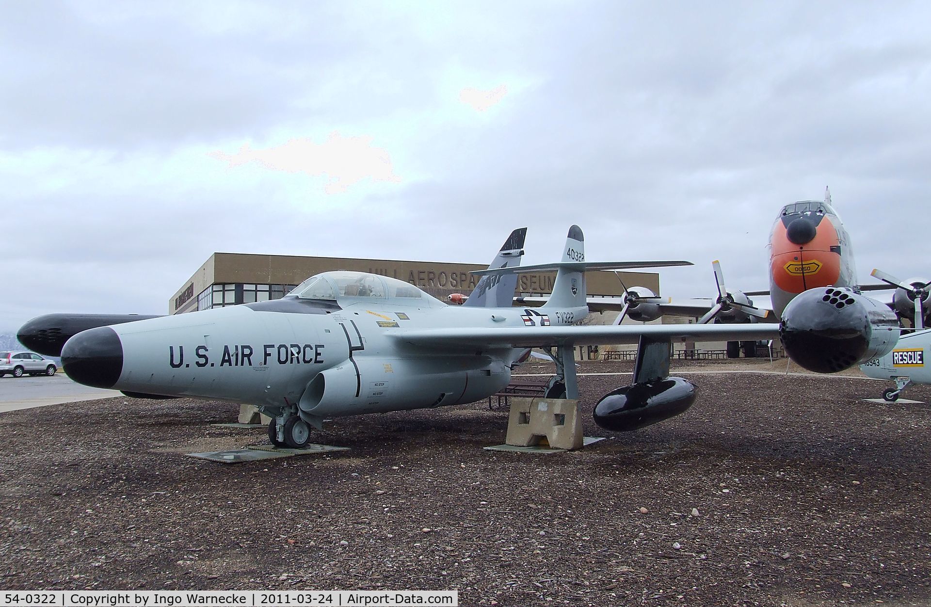 54-0322, 1954 Northrop F-89H Scorpion C/N Not found 54-0322, Northrop F-89H Scorpion at the Hill Aerospace Museum, Roy UT