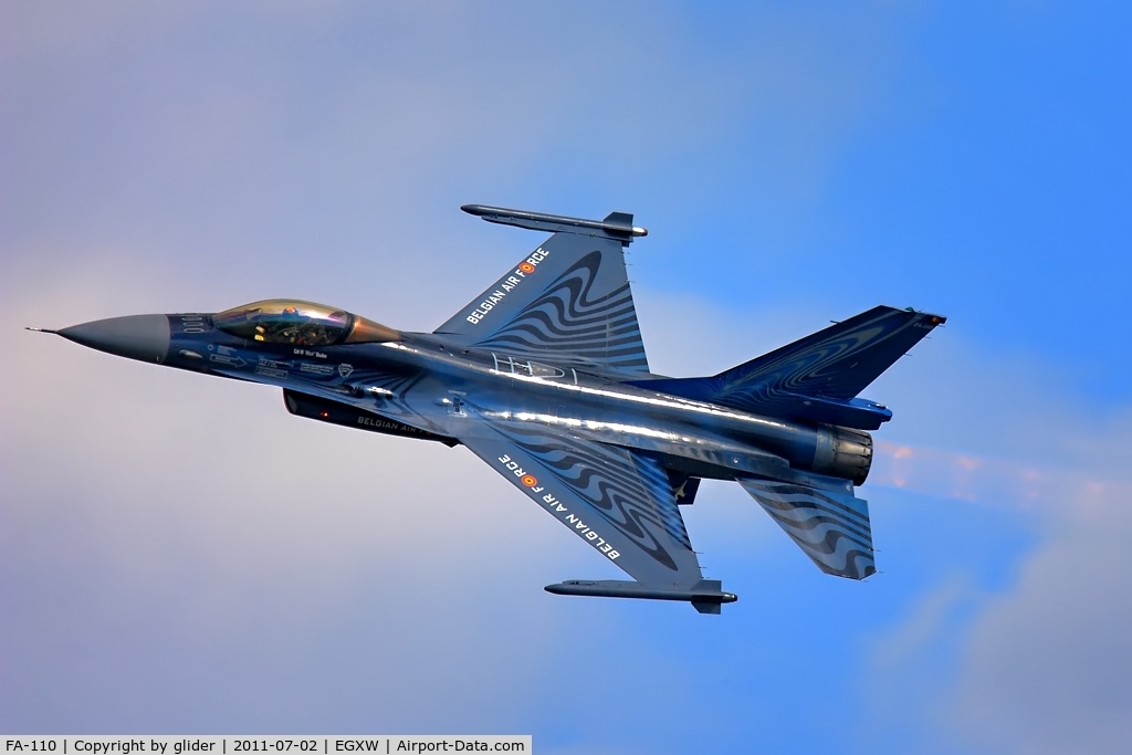 FA-110, SABCA F-16AM Fighting Falcon C/N 6H-110, F16 always a great performer!