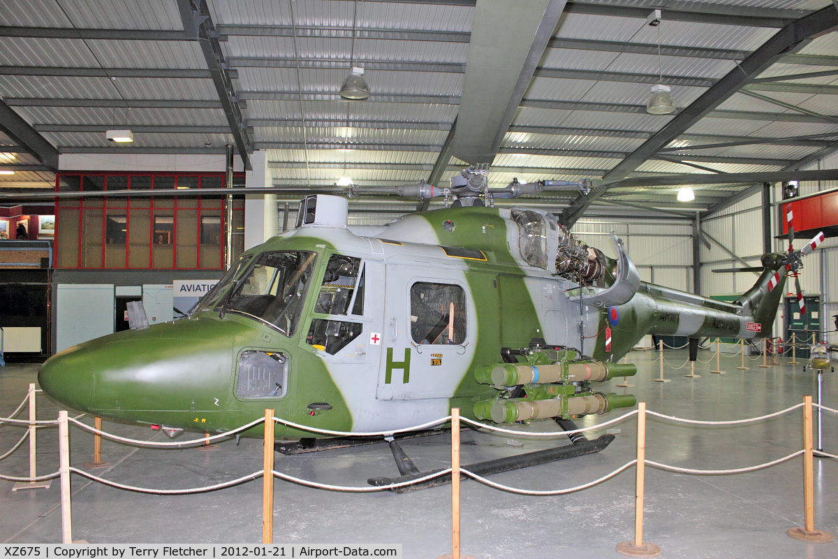 XZ675, 1981 Westland Lynx AH.7 C/N 240, 1981 Westland Lynx AH.7, c/n: 240 at Army Flying Museum , Middle Wallop