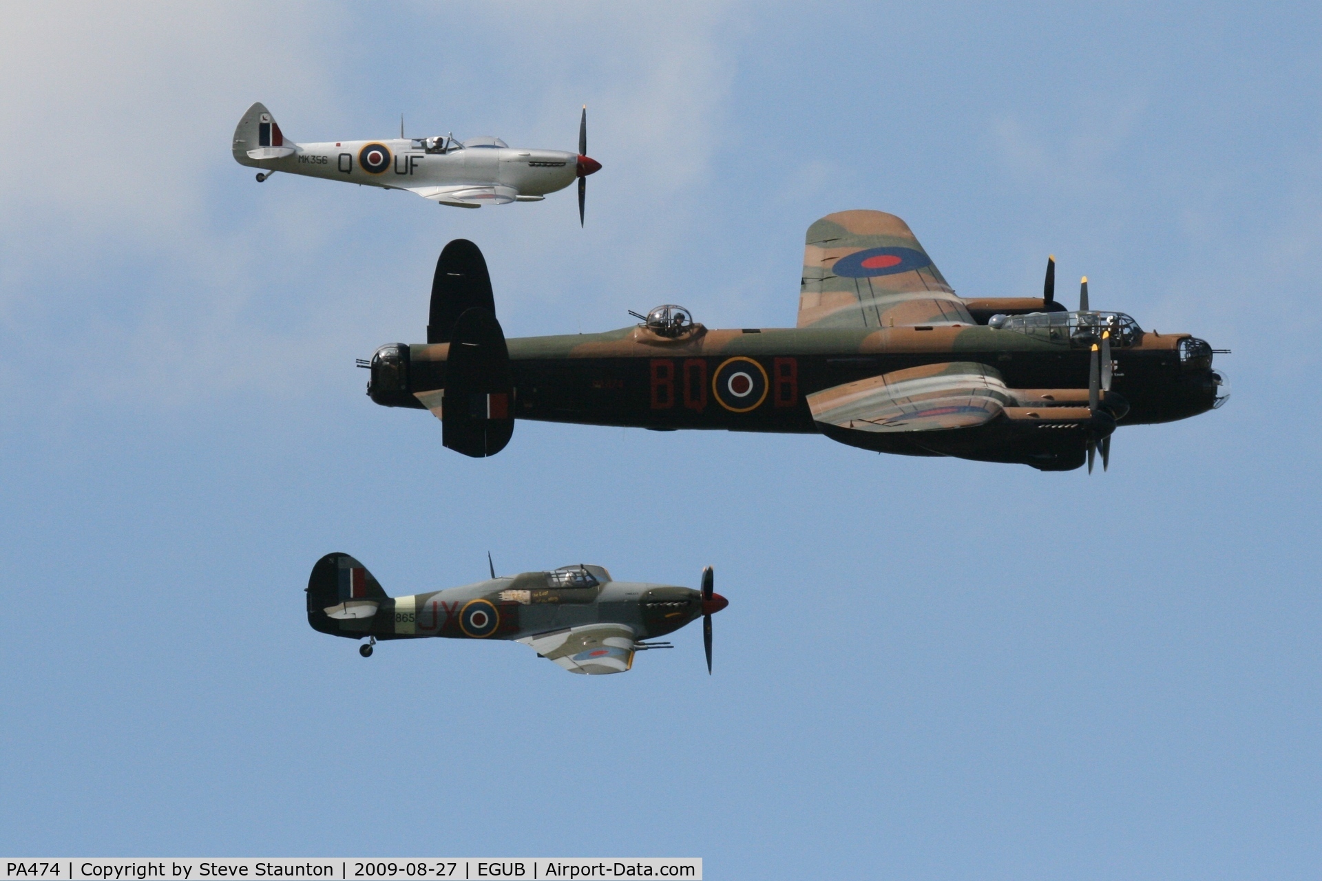 PA474, 1945 Avro 683 Lancaster B1 C/N VACH0052/D2973, Taken at RAF Benson Families Day, August 2009 (Battle of Britain Memorial Flight)