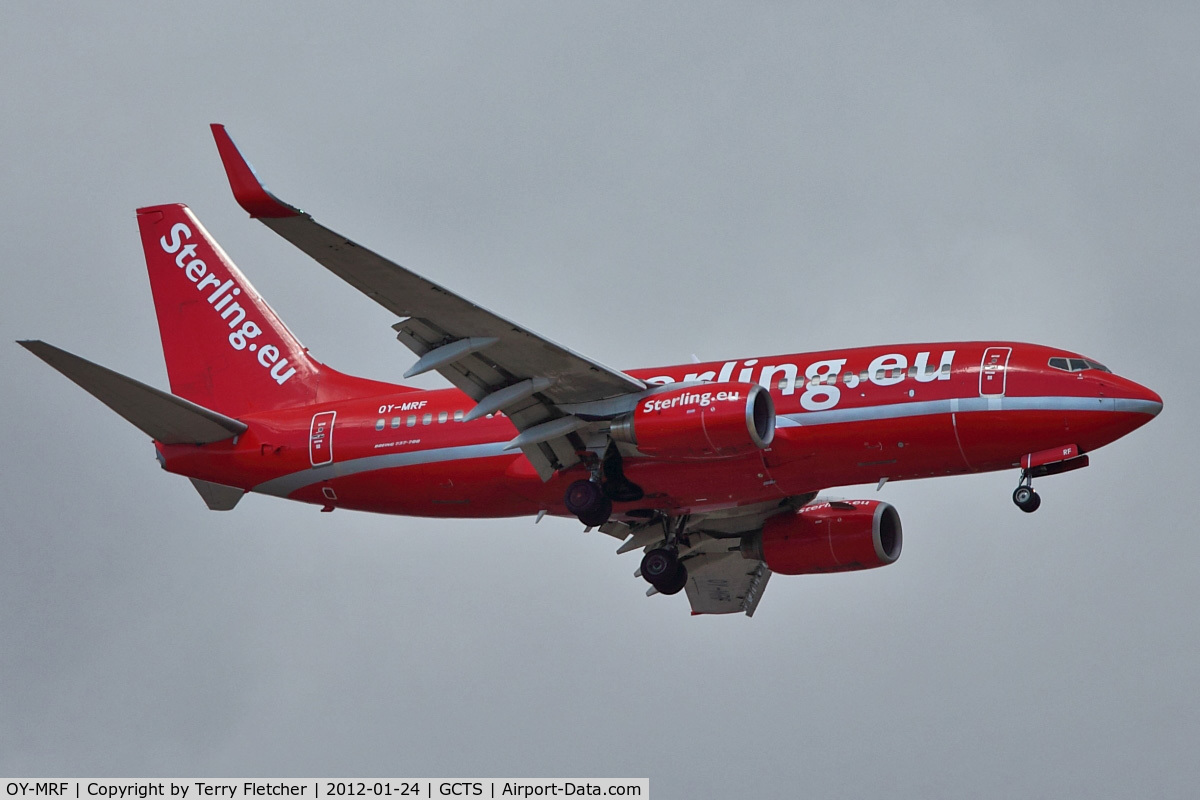 OY-MRF, 1999 Boeing 737-7L9 C/N 28009, Cimber Sterling's 1999 Boeing 737-7L9, c/n: 28009