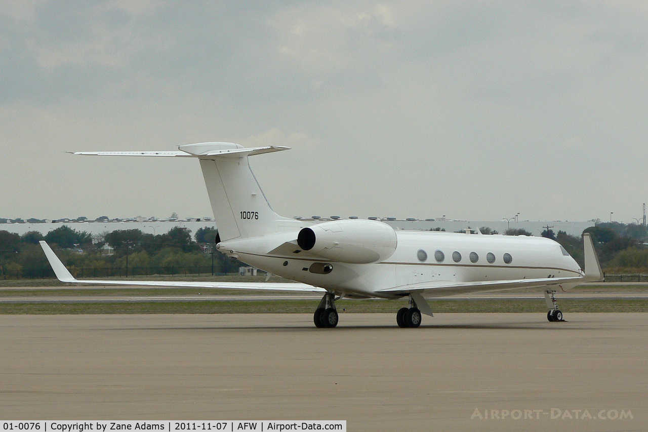 01-0076, 2001 Gulfstream Aerospace C-37A (Gulfstream V) C/N 645, At Alliance Airport - Fort Worth, TX