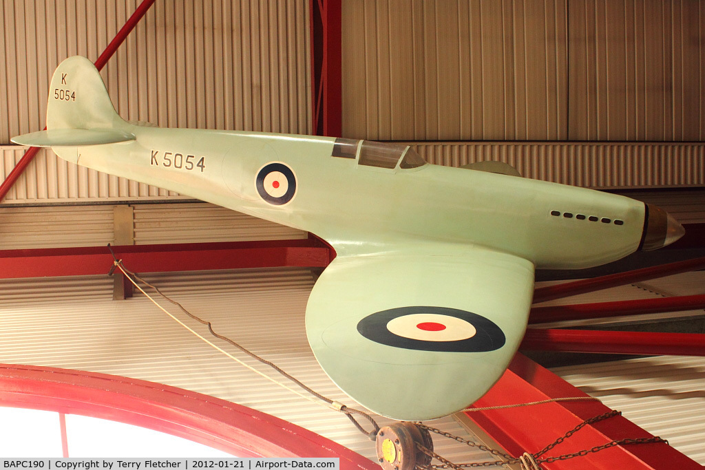 BAPC190, Supermarine Spitfire Replica C/N BAPC.190, Half scale Spitfire replica at Solent Sky Museum , Southampton