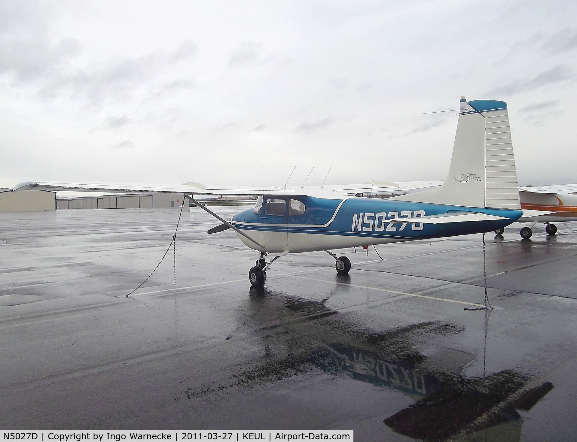 N5027D, 1958 Cessna 182A Skylane C/N 51127, Cessna 182A Skylane at Caldwell Industrial airport, Caldwell ID