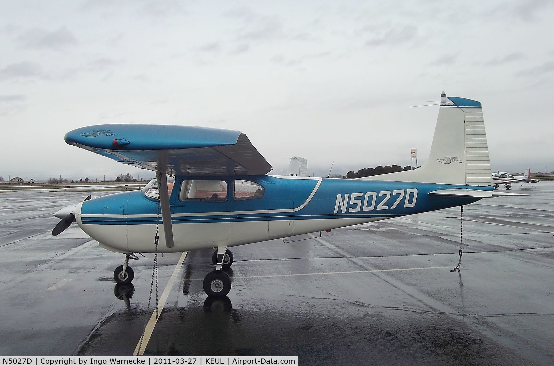 N5027D, 1958 Cessna 182A Skylane C/N 51127, Cessna 182A Skylane at Caldwell Industrial airport, Caldwell ID