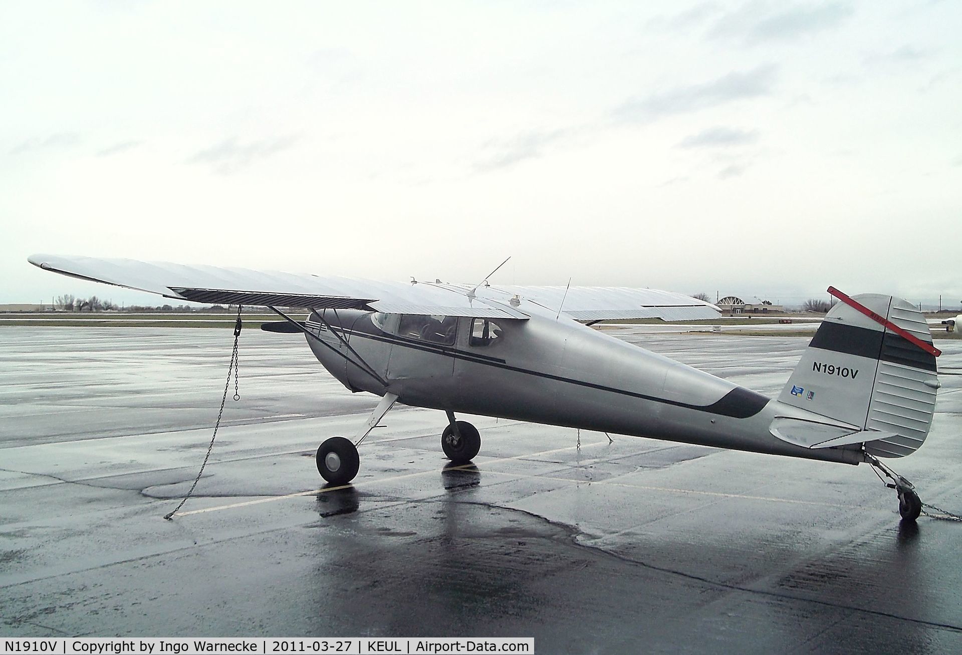 N1910V, 1947 Cessna 140 C/N 14103, Cessna 140 at Caldwell Industrial airport, Caldwell ID