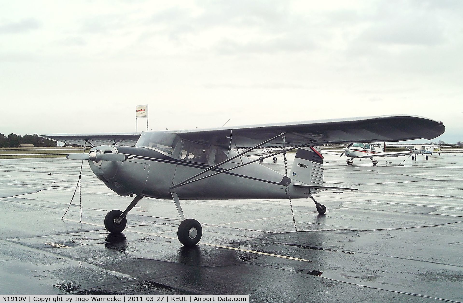 N1910V, 1947 Cessna 140 C/N 14103, Cessna 140 at Caldwell Industrial airport, Caldwell ID