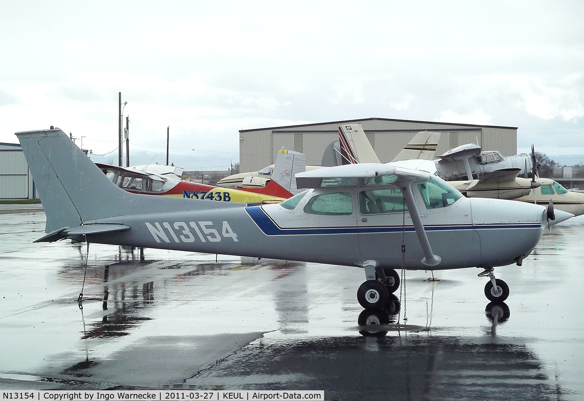 N13154, 1973 Cessna 172M C/N 17262533, Cessna 172M Skyhawk at Caldwell Industrial airport, Caldwell ID
