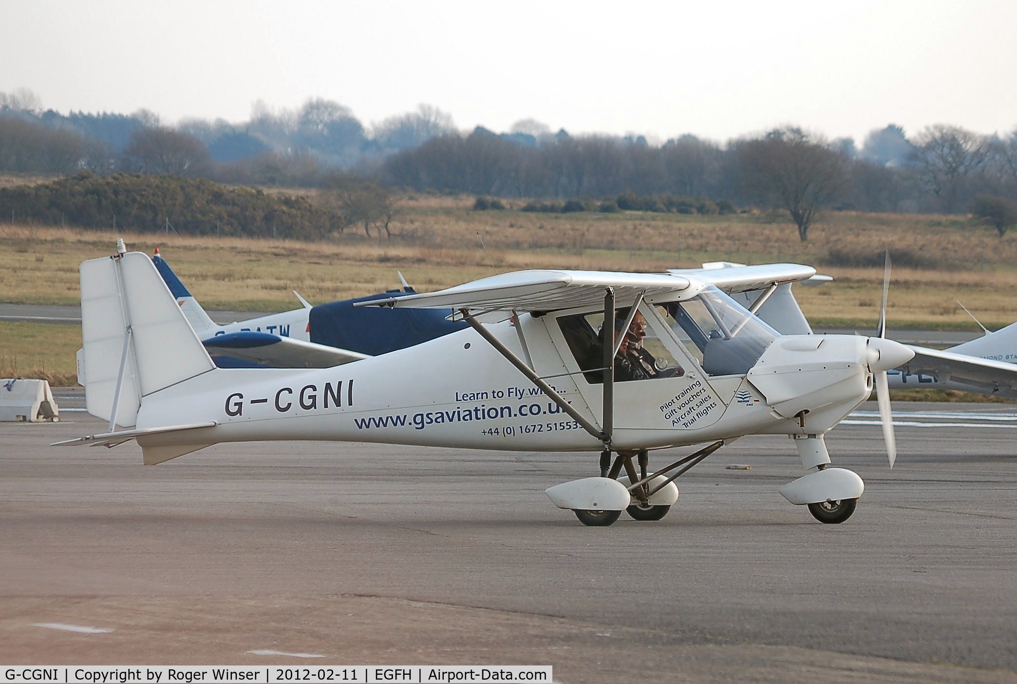 G-CGNI, 2010 Comco Ikarus C42 FB80 C/N 1005-7108, Visiting C42 of GS Aviation.
