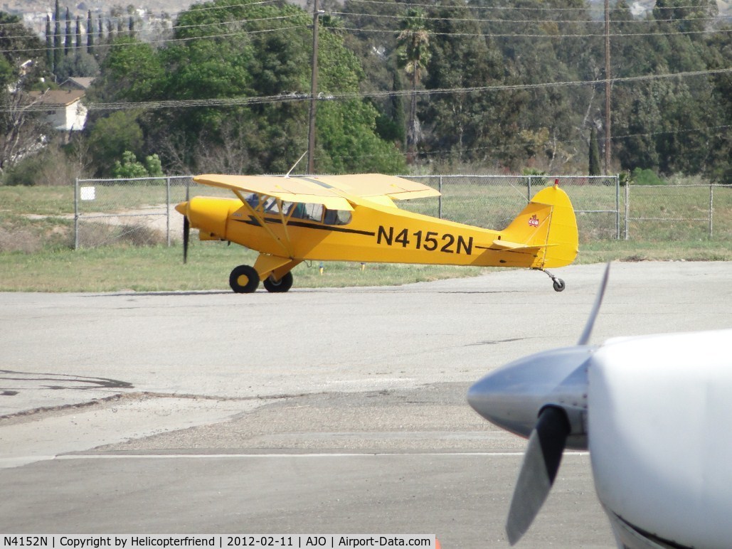 N4152N, 1989 Piper PA-18-150 Super Cub C/N 1809028, Waiting to take off