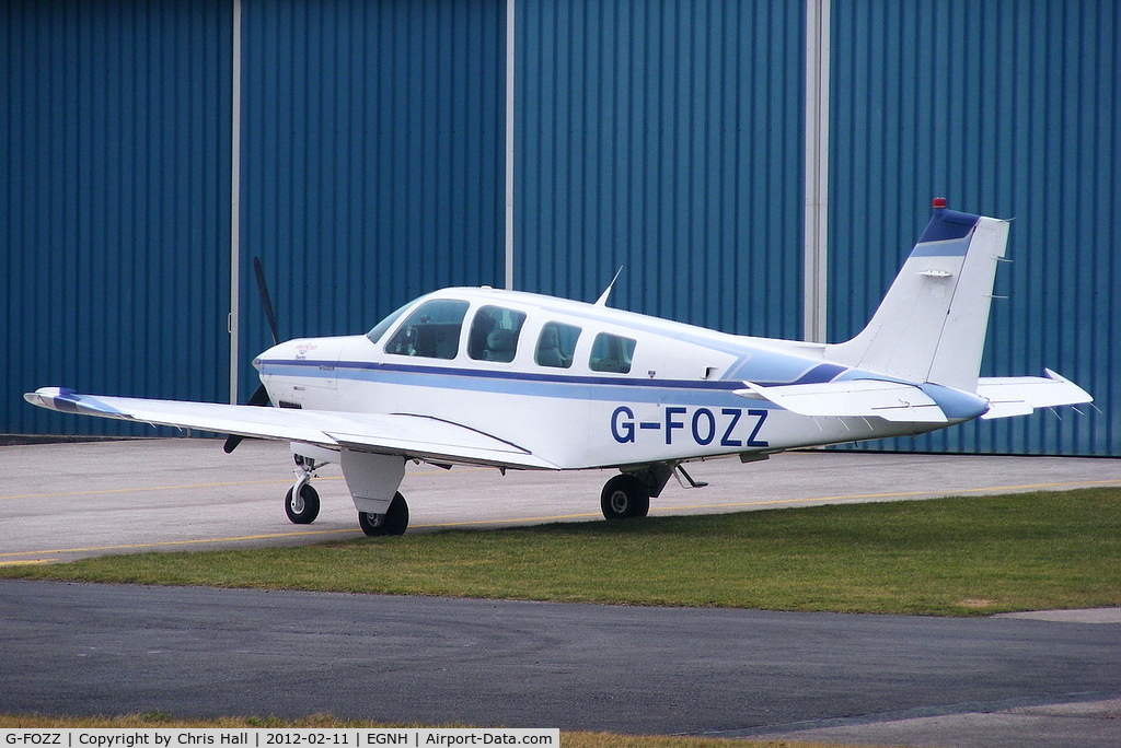 G-FOZZ, 1993 Beech A36 Bonanza 36 C/N E-2788, Go to Air Ltd