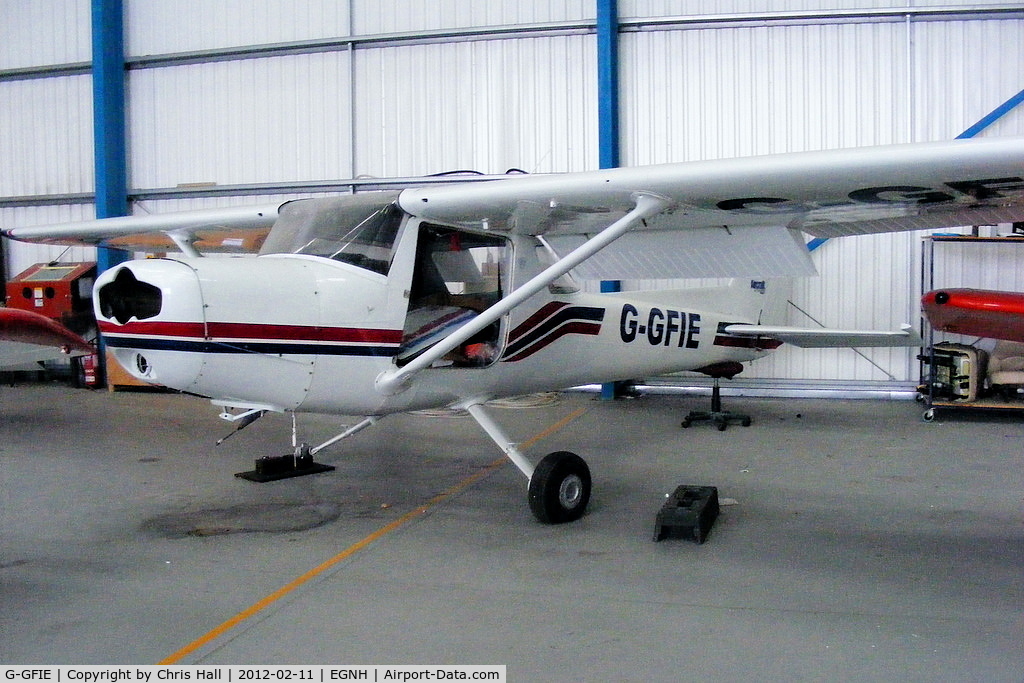 G-GFIE, 1978 Cessna 152 C/N 152-81906, inside the Silverstar Maintenance services hangar