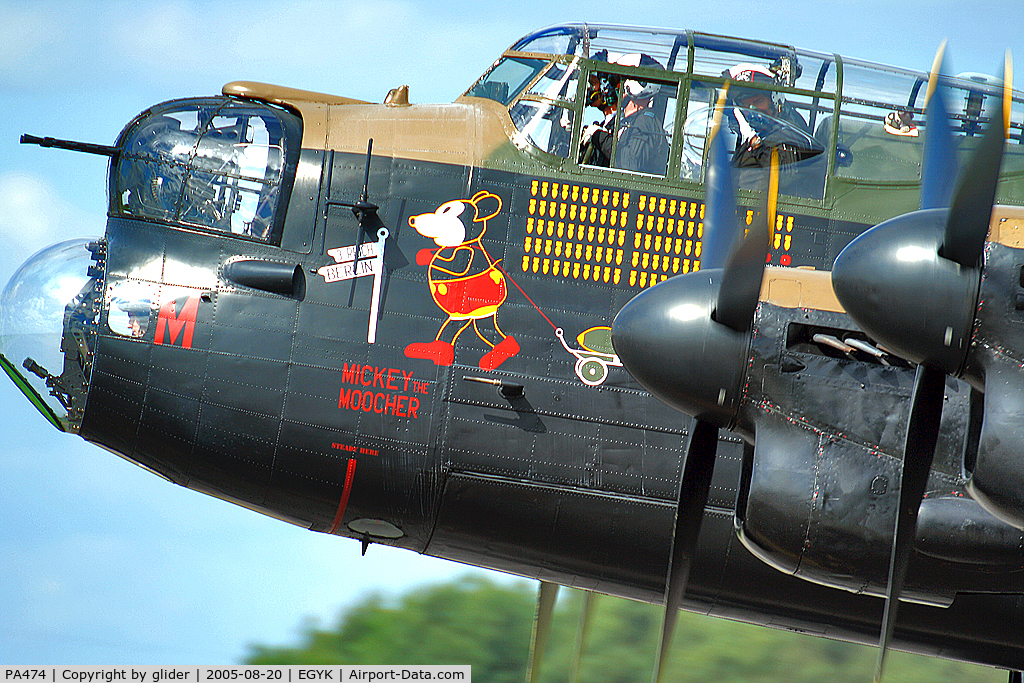 PA474, 1945 Avro 683 Lancaster B1 C/N VACH0052/D2973, Close encounter!
