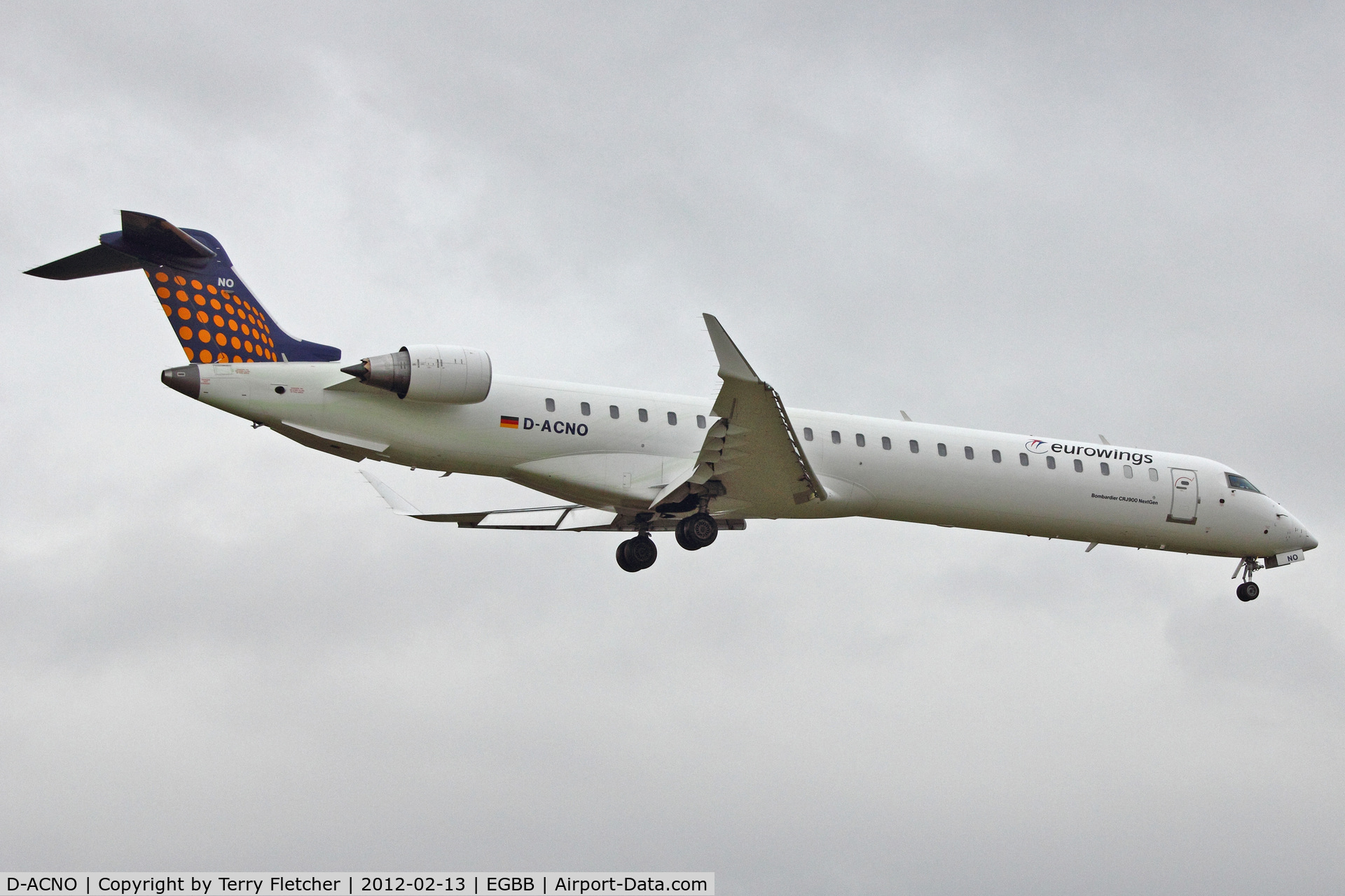 D-ACNO, 2010 Bombardier CRJ-900 NG (CL-600-2D24) C/N 15255, Eurowings 2010 Canadair CL-600-2D24 Regional Jet CRJ-900ER, c/n: 15255
