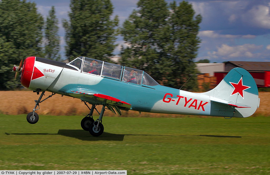 G-TYAK, 1989 Bacau Yak-52 C/N 899907, Aerodynamic braking?!!!!!