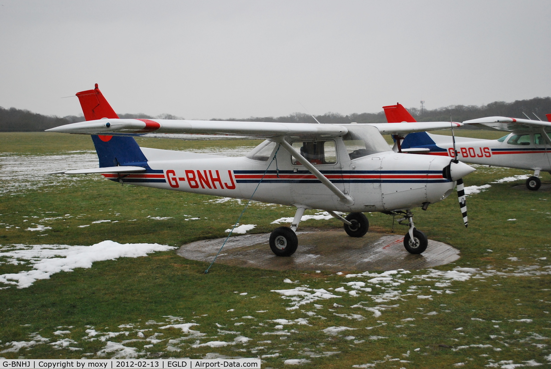 G-BNHJ, 1978 Cessna 152 C/N 152-81249, Cessna 152 Ex N49418 at Denham