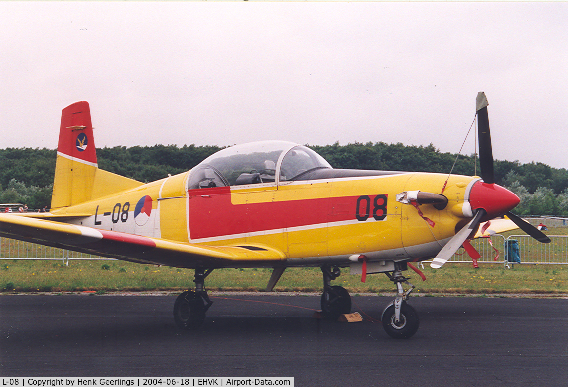 L-08, Pilatus PC-7 Turbo Trainer C/N 545, Openhouse Dutch AF at Volkel AFB