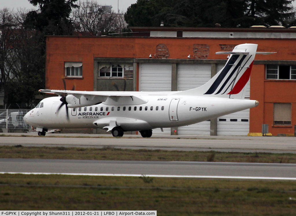 F-GPYK, 1997 ATR 42-500 C/N 537, Now with new Air France c/s