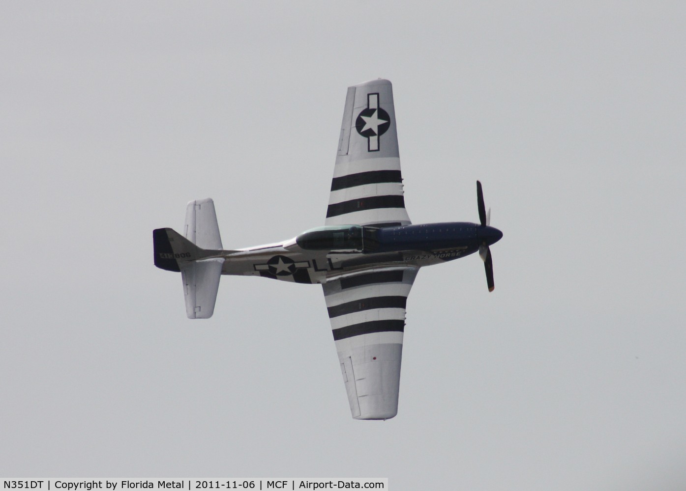 N351DT, 1944 North American P-51D Mustang C/N 122-41042, Crazy Horse II