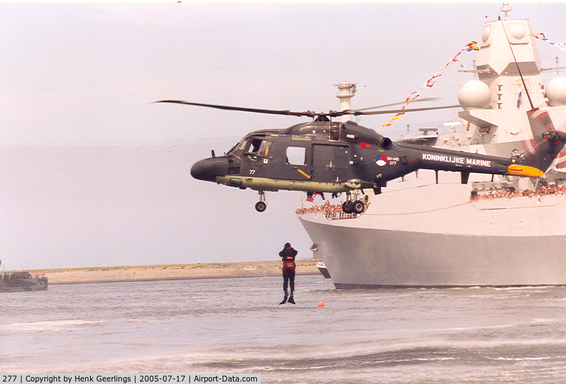 277, Westland SH-14D Lynx C/N 194, Navy Day at Den Helder Navy Yard 2005