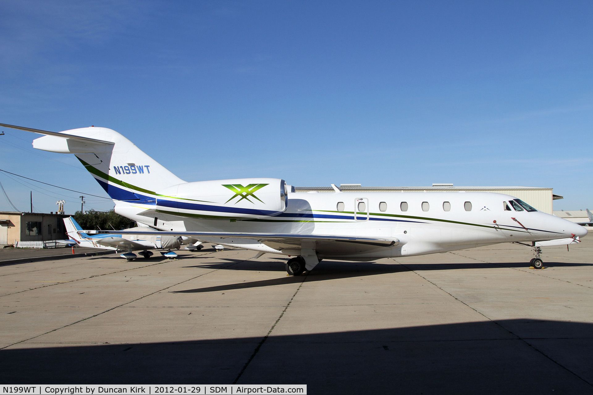 N199WT, 1997 Cessna 750 Citation X C/N 750-0018, Brown Field can produce a terrific variety of civil and military aircraft