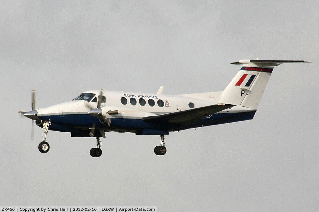 ZK456, 2003 Raytheon B200 King Air C/N BB-1837, RAF 3FTS / 45(R) Sqn based at RAF Cranwell