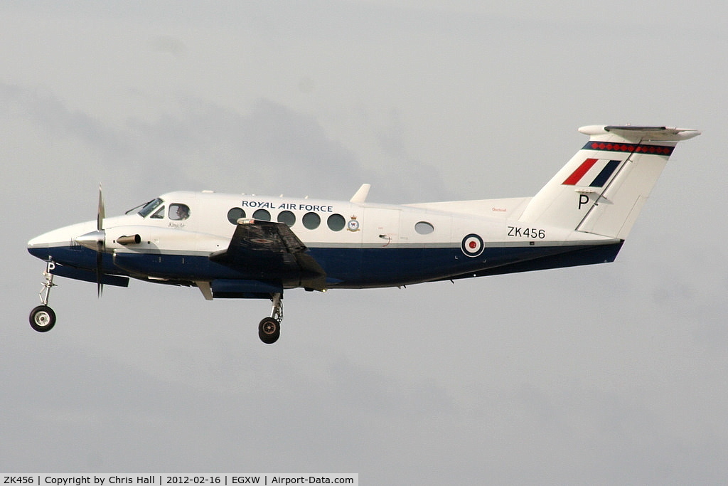 ZK456, 2003 Raytheon B200 King Air C/N BB-1837, RAF 3FTS / 45(R) Sqn based at RAF Cranwell