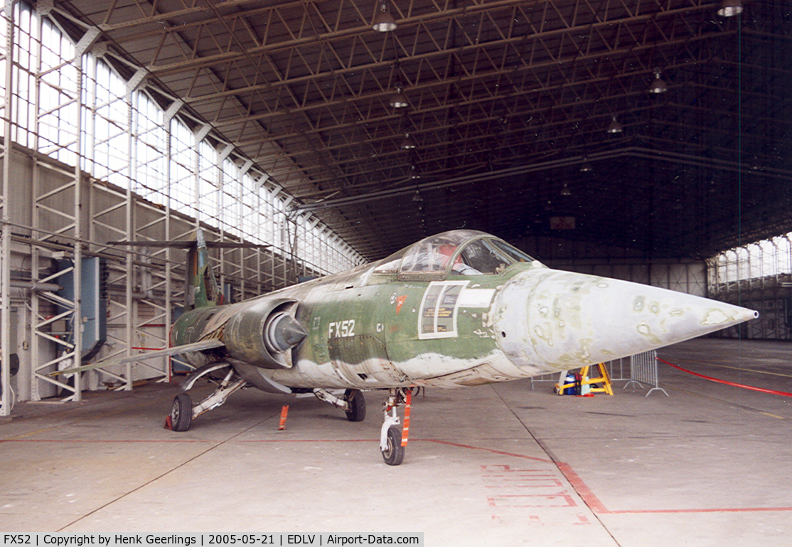 FX52, 1964 Lockheed F-104G Starfighter C/N 683-9095, Starfighter ex BAF