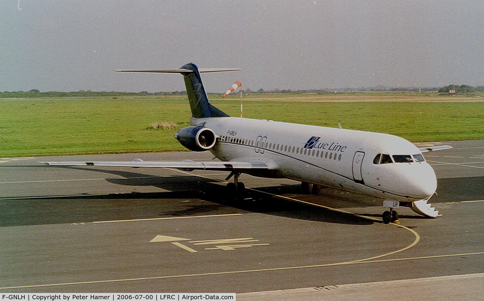 F-GNLH, 1991 Fokker 100 (F-28-0100) C/N 11311, Maupertus