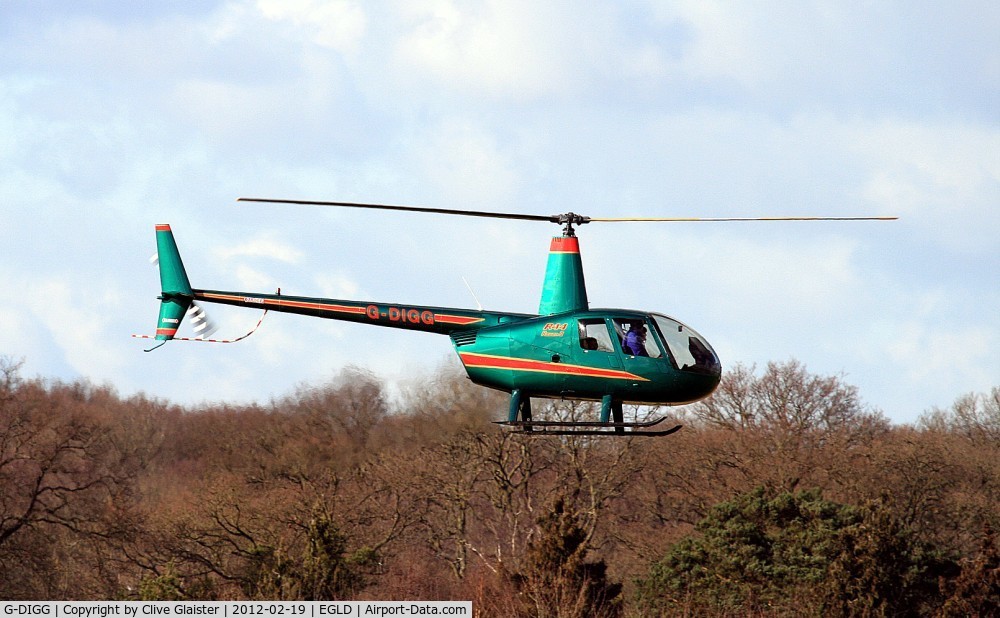 G-DIGG, 2007 Robinson R44 Raven II C/N 11904, Owned by; Thames Materials Ltd December 2007