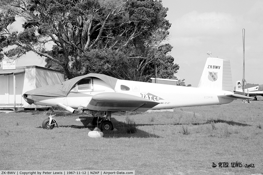 ZK-BWV, NZ Aerospace FU24-950 C/N 72, Thames Aerial Topdressing Company, Fleet No.5