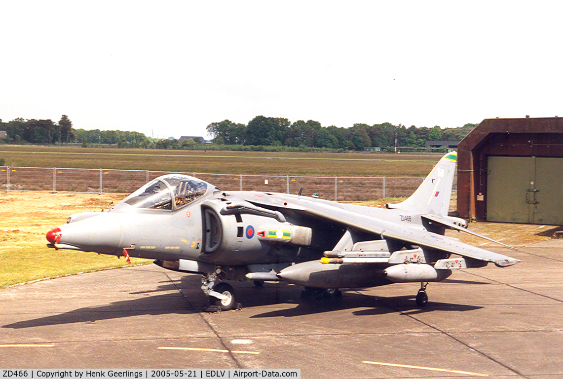 ZD466, 1989 British Aerospace Harrier GR.7 C/N P56, Niederrhein- Weeze Airport  Air Show , 2005