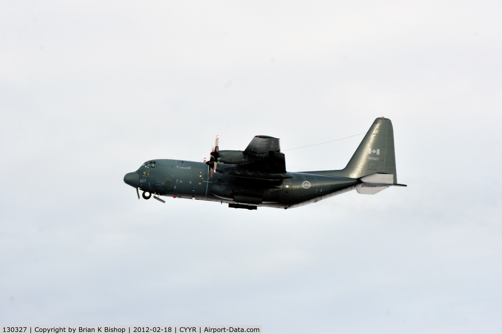 130327, 1968 Lockheed CC-130E Hercules C/N 382-4288, off rwy 26 goose bay,labrador