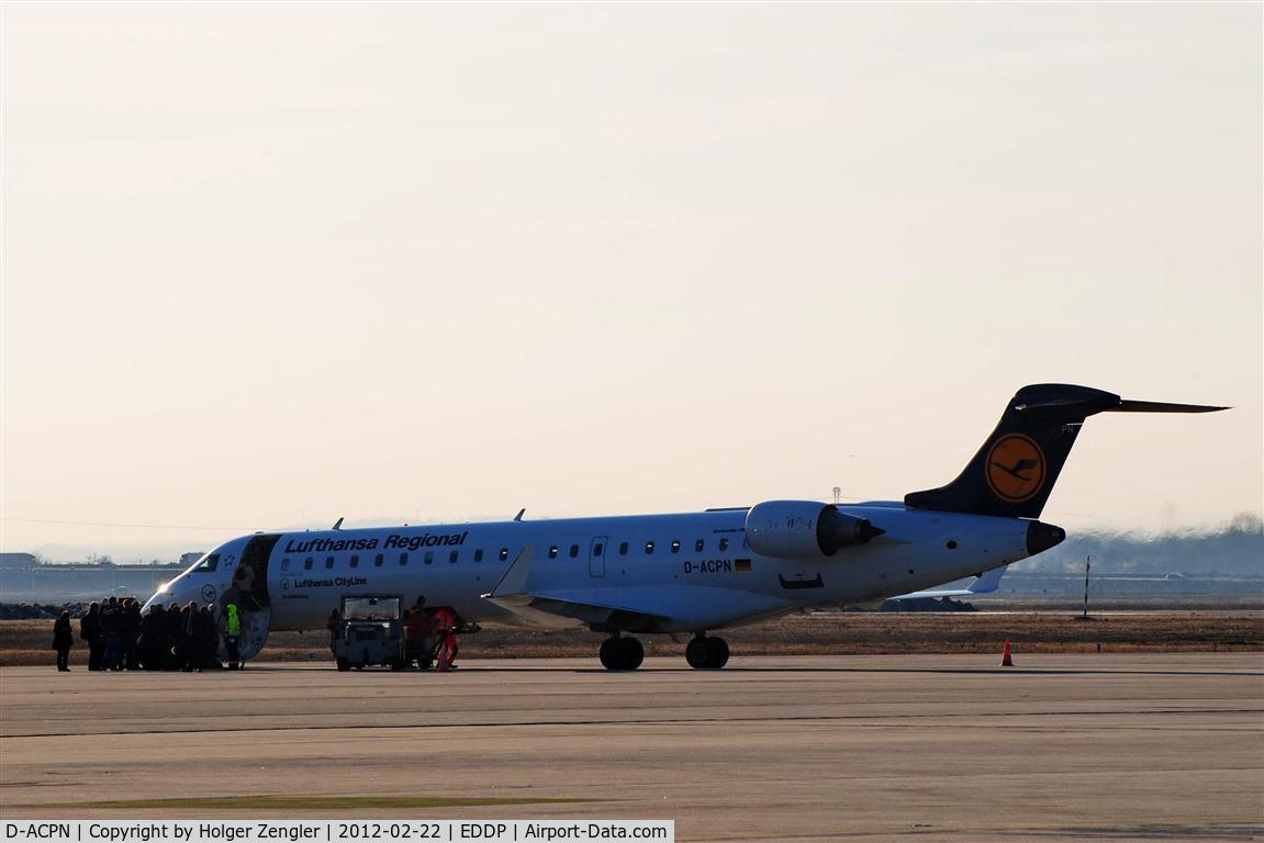 D-ACPN, 2003 Bombardier CRJ-701ER (CL-600-2C10) Regional Jet C/N 10083, LH2169 to MUC is getting crowded.....