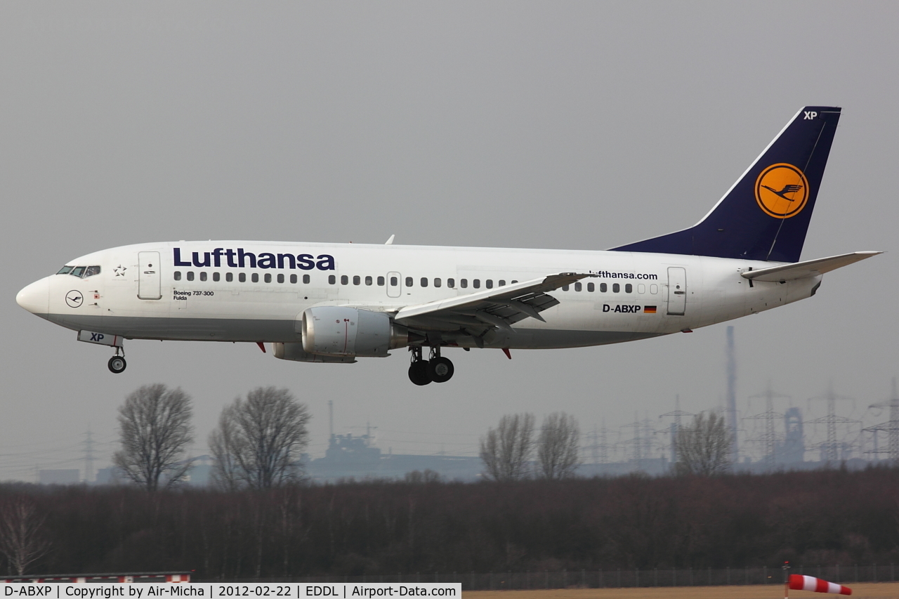D-ABXP, 1988 Boeing 737-330 C/N 23874, Lufthansa, Aircraft Name: Fulda