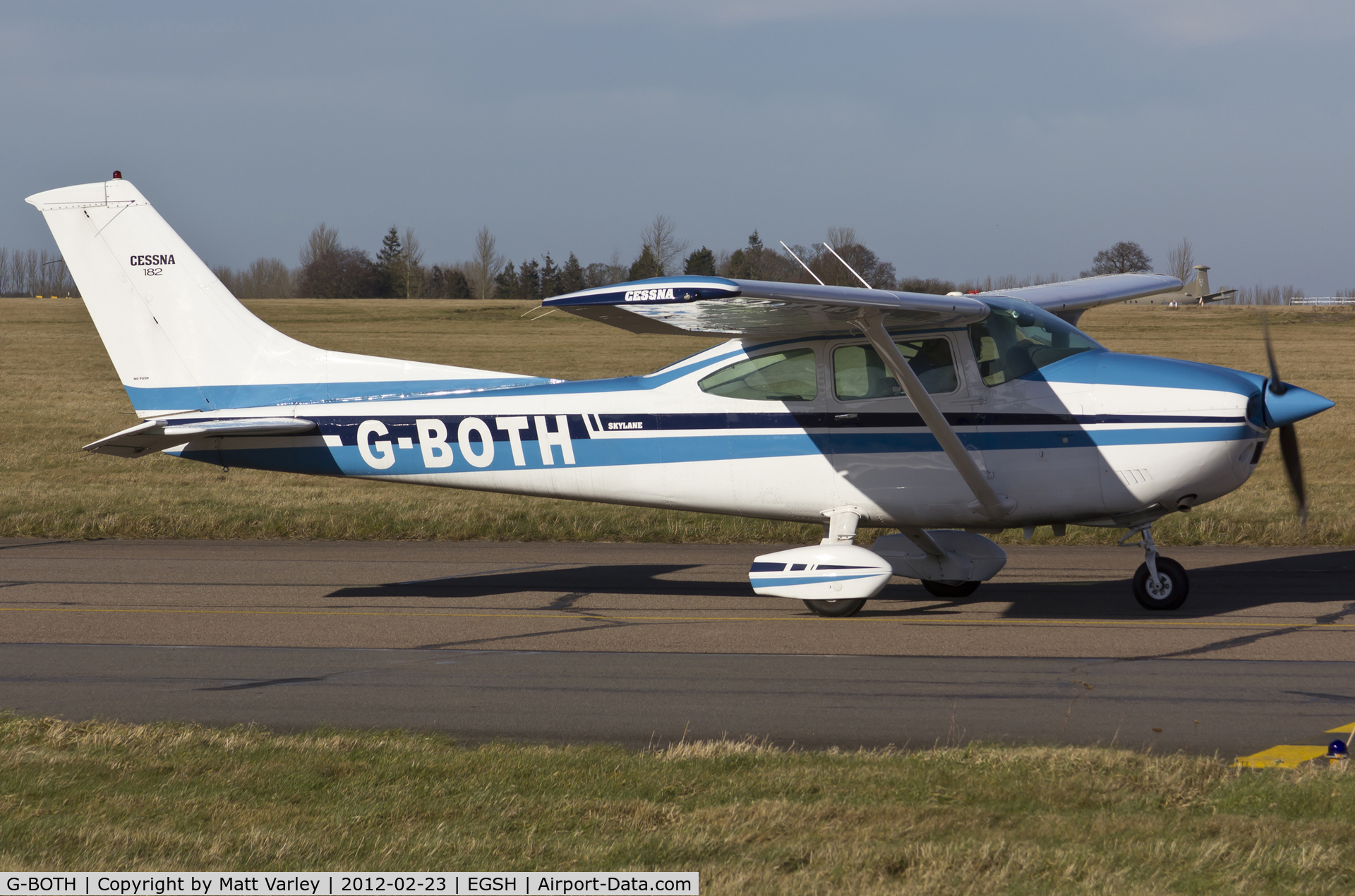 G-BOTH, 1979 Cessna 182Q Skylane C/N 182-67558, Sat at T1.