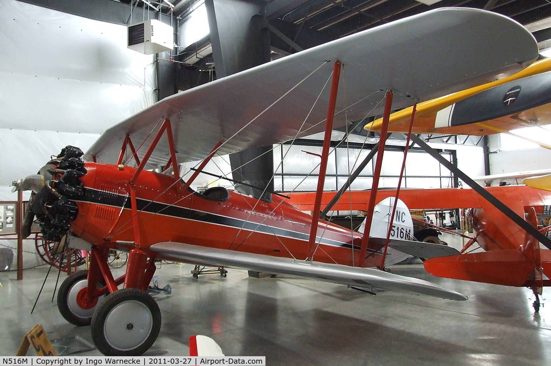 N516M, 1929 Waco CTO C/N AT-3005, Waco CTO at the Western Antique Aeroplane and Automobile Museum, Hood River OR