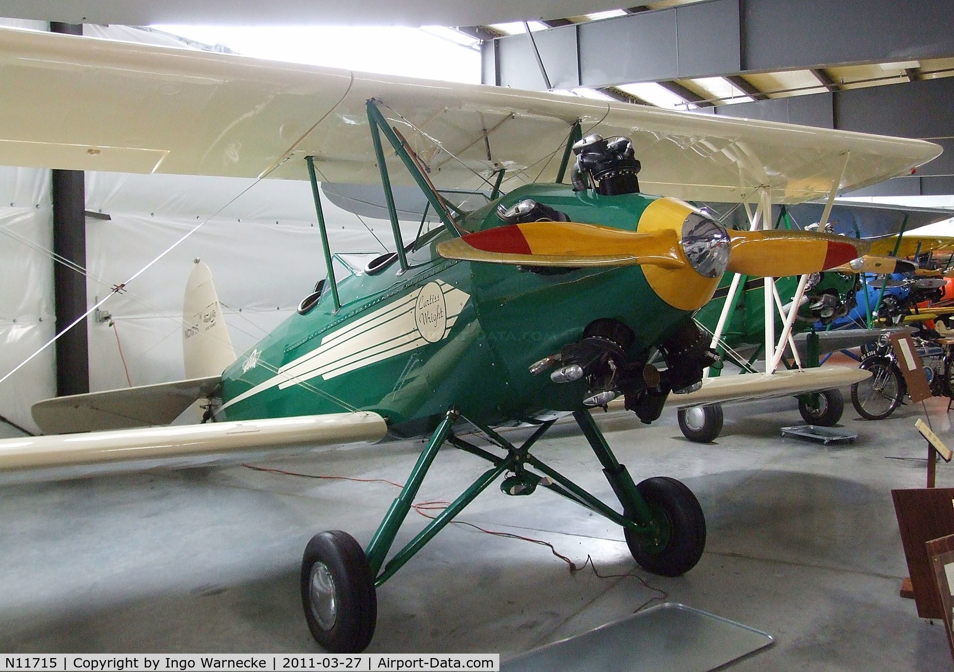 N11715, 1931 Curtiss-Wright Travel Air 12-W C/N 12W-2040, Curtiss-Wright Travel Air 12-W at the Western Antique Aeroplane and Automobile Museum, Hood River OR