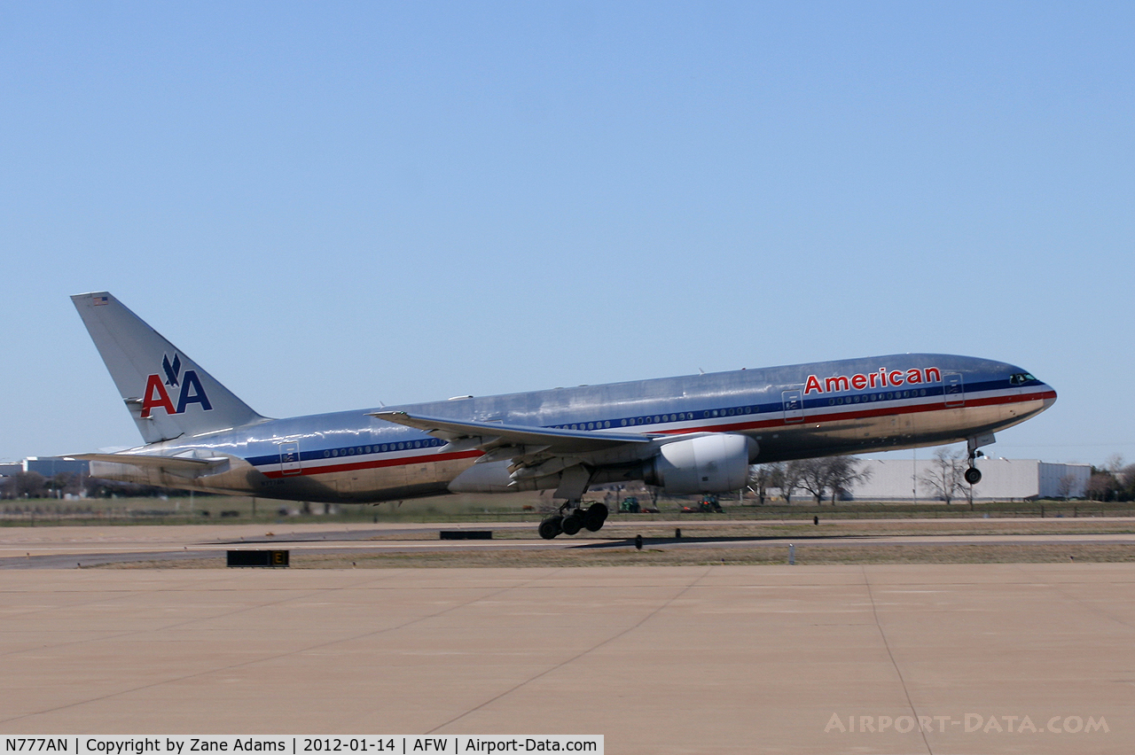 N777AN, 1999 Boeing 777-223 C/N 29585, At Alliance Airport - Fort Worth, TX