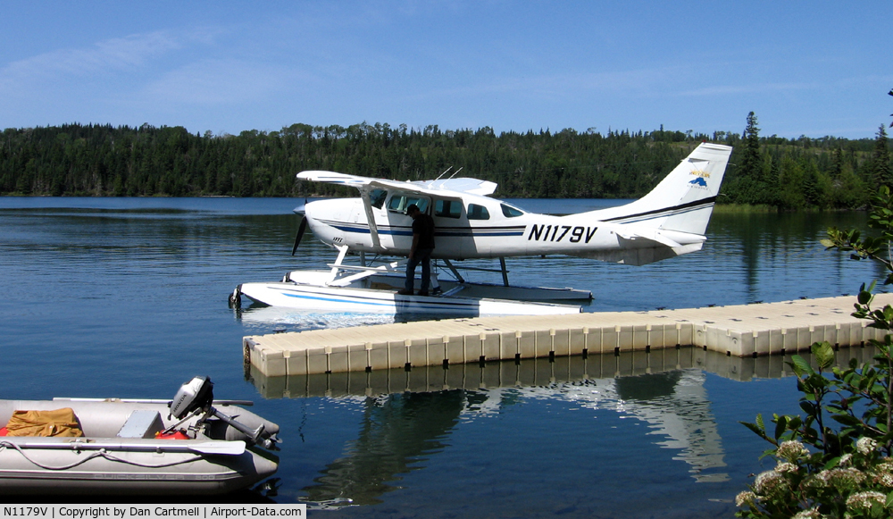 N1179V, 1974 Cessna U206F Stationair C/N U20602501, Tobin Harbor, Isle Royale, August, 2009
