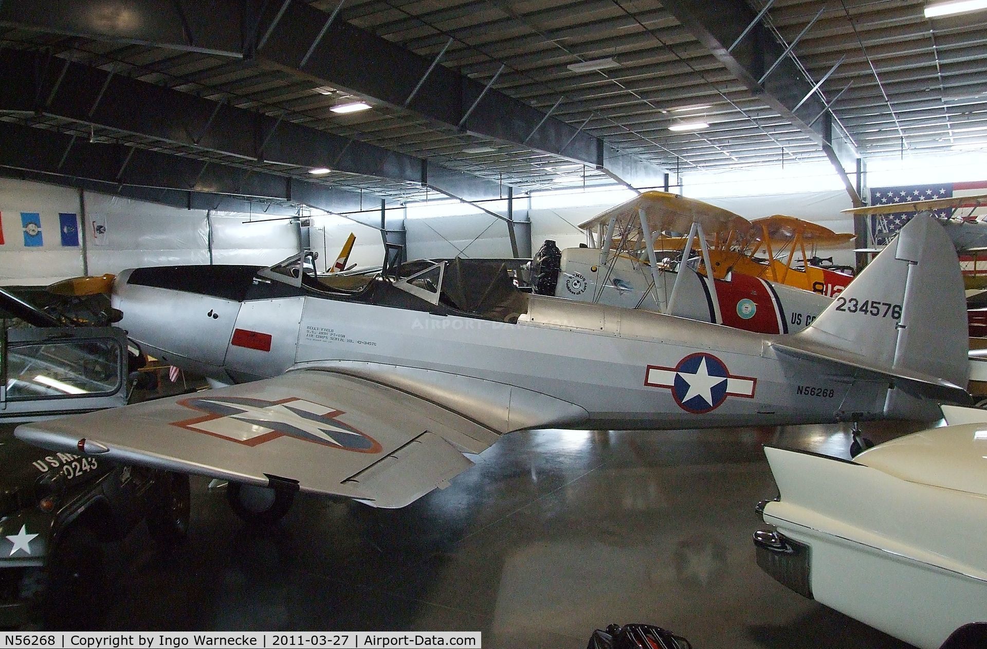 N56268, 1943 Fairchild M-62A C/N T43-5242, Fairchild M-62A (PT-19) at the Western Antique Aeroplane and Automobile Museum, Hood River OR