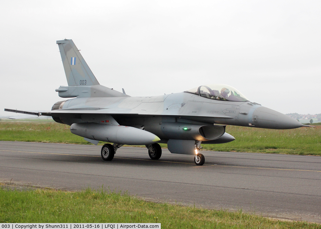 003, Lockheed Martin F-16CJ Fighting Falcon C/N WJ-3, Participant of the Tiger Meet 2011...
