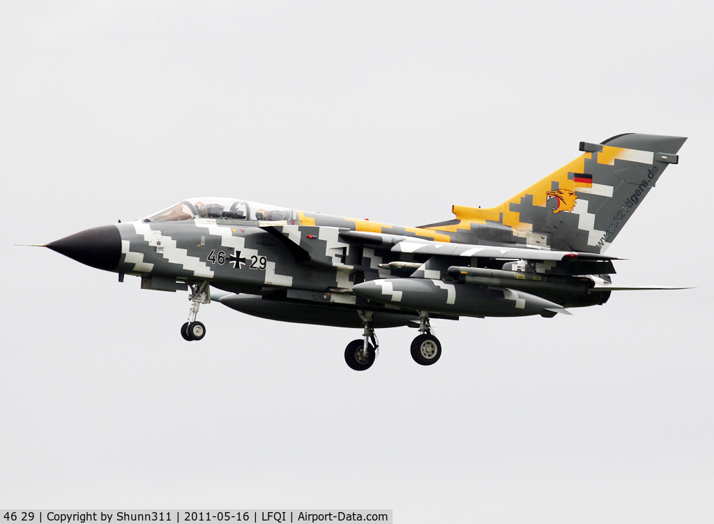 46 29, Panavia Tornado ECR C/N 833/GS262/4329, Participant of the Tiger Meet 2011... Special Tiger c/s